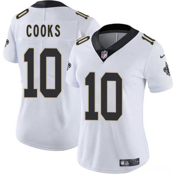Women's New Orleans Saints #10 Brandin Cooks White 2025 Vapor Limited Stitched Jersey Dzhi,We sell and wholesale Women's New Orleans Saints #10 Brandin Cooks White 2025 Vapor Limited Stitched Jersey Dzhi on line form chian!